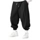 thumbnail image 2 of Ceisia Men Solid Color Corduroy Drawstring Pants Elastic Waist Tapered Leg Gift Trousers, 2 of 6