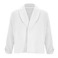 thumbnail image 6 of Wiyuqeen Cropped Blazers for Women Business Casual Open Front Long Sleeve Suit Jacket Solid Slim Fit Work Office Blazer Coats, 6 of 8