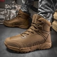 thumbnail image 2 of Men's Non-slip Wearable Mid-top Boots Seasonal Outdoor Waterproof Adventure Rescue Workwear Tactical Boots, 2 of 4