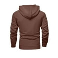 thumbnail image 4 of Hogleaql Sweat Suits for Men 2 Piece Hoodie and Sweatpants Solid Color Sweat Pullover Hoodies Jogging Sport Pants Set Fleece Fall Suit with Pockets Coffee M, 4 of 4