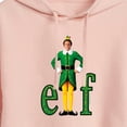 thumbnail image 3 of ELF - With Buddy - Juniors Cropped Pullover Hoodie, 3 of 5