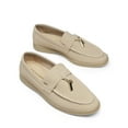 thumbnail image 6 of Women's Suede Loafers Slip-On Comfortable Business Casual Work Shoes with Arch Support, 6 of 6