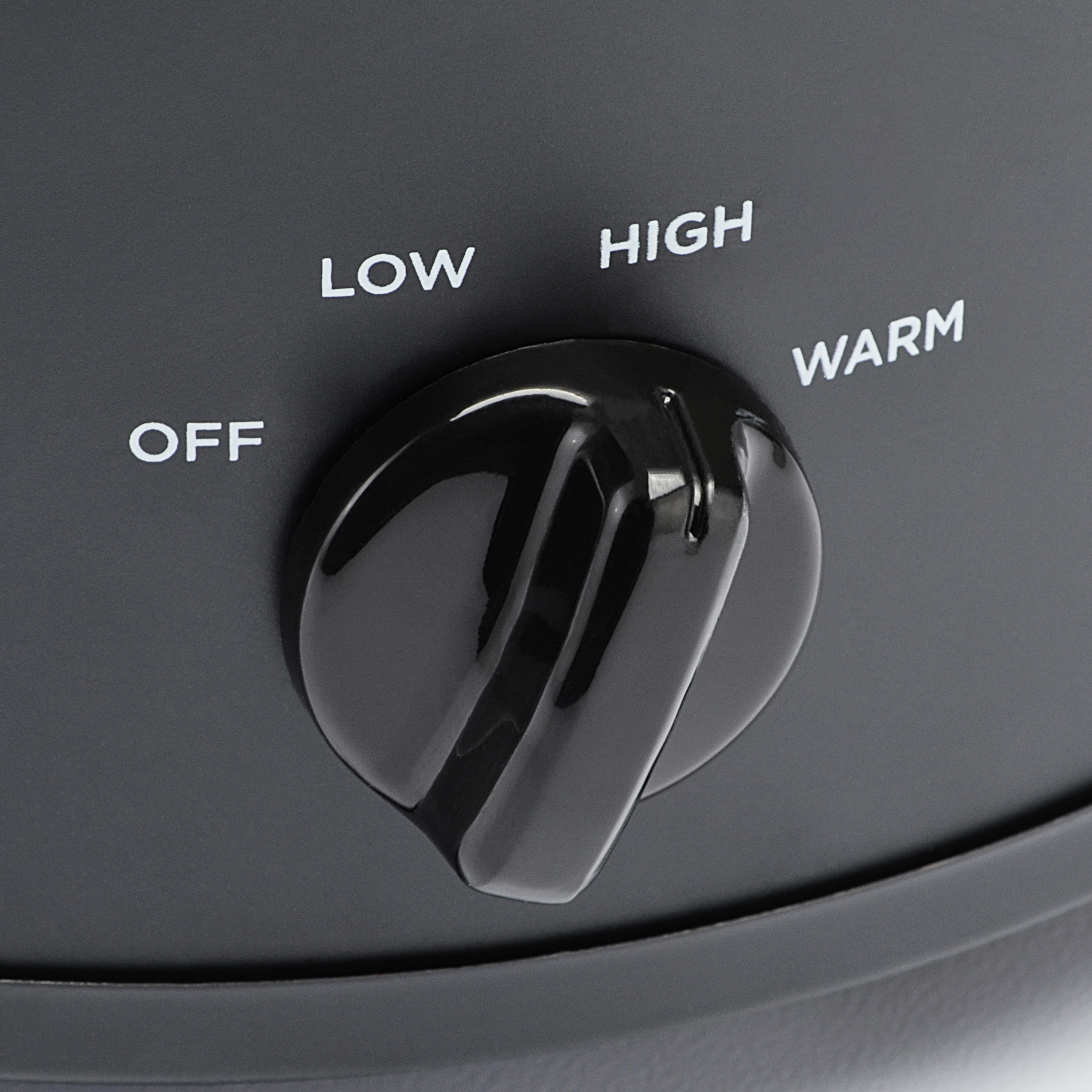 Mainstays 2 Quart Round Slow Cooker, Matte Black photo 3