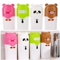 thumbnail image 6 of Ludlz Portable Cute Cartoon Travel Toothbrush Toothpaste Towel Storage Box with Cover, 6 of 8