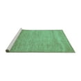 thumbnail image 2 of Ahgly Company Machine Washable Indoor Rectangle Abstract Turquoise Blue Modern Area Rugs, 2' x 3', 2 of 4