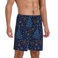 thumbnail image 2 of Naloa Christmas Tree Men's Short Pajama Pants, Pj Shorts, Lounge Comfort Shorts-XX-Large, 2 of 6