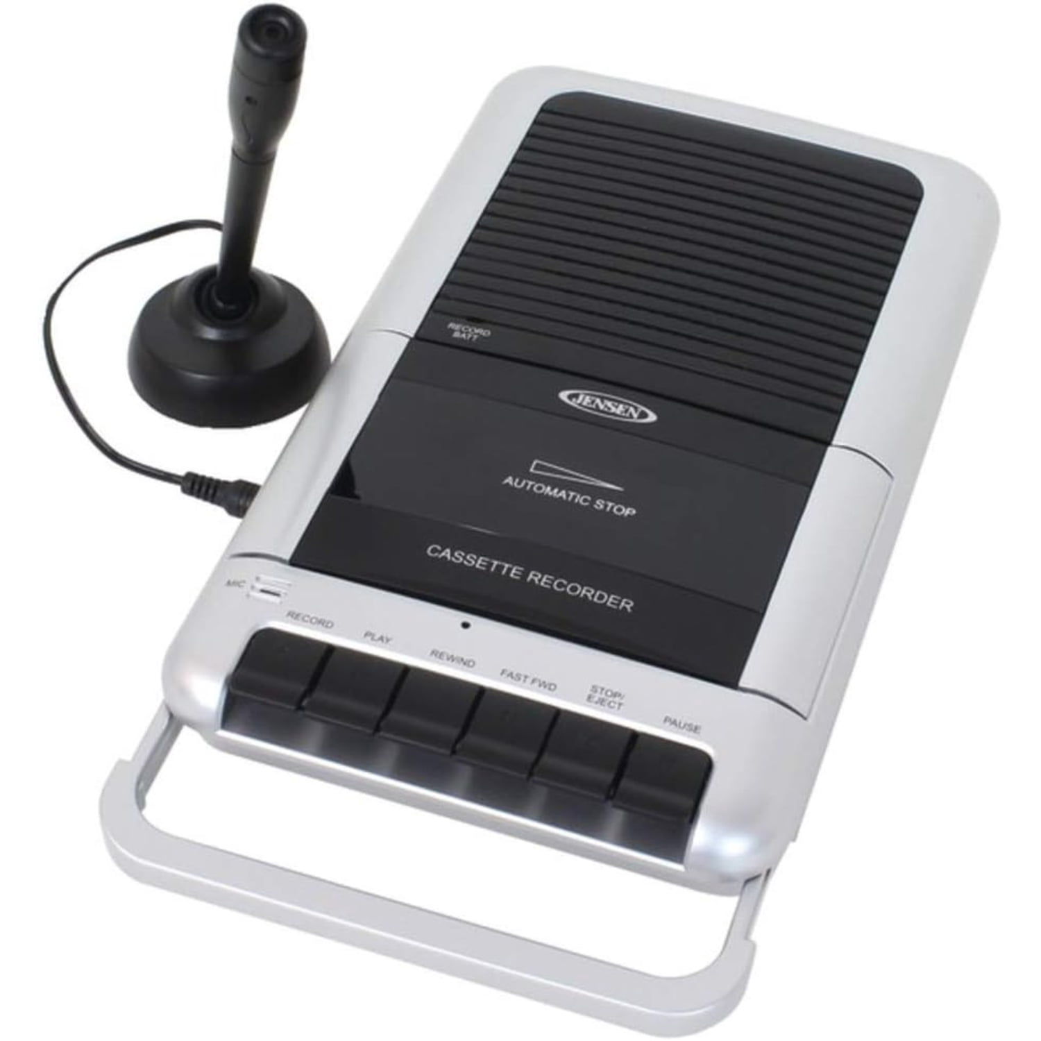 Jensen MCR100 Shoebox Style Portable Cassette Player/Recorder