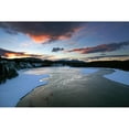 thumbnail image 2 of Sunrise Over The Teslin River, Yukon Poster Print (36 x 24), 2 of 4
