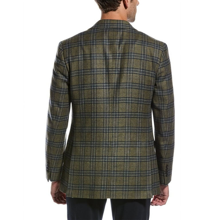 Brooks Brothers mens Classic Fit Wool-Blend Jacket, 42 REG, Green