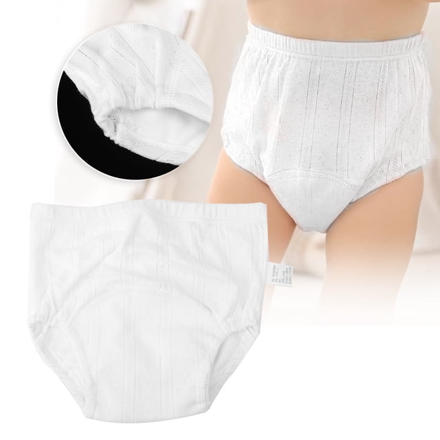 Pantalones de entrenamiento de algodón para niños pequeños, ropa interior de entrenamiento para ir al baño, ropa interior de entrenamiento para ir al baño lavable, calzoncillos