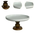 thumbnail image 6 of yotijay Cake Stand Ceramic Plate Snack Candy Platter for Celebration Reception Event Brown, 6 of 9