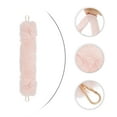 thumbnail image 3 of Raindrops Purse Handle Replacement 1Set Pink Plush Handbag Strap for Women Trendy Design DIY Projects, 3 of 8