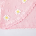 thumbnail image 6 of Fesfesfes Little Girls Sweaters Size 5-6 Years Comfortable Solid Color Cutout Cardigan Sweaters Long Sleeve Button-Up Knitted Sweaters Spring and Fall Cute Clothes, 6 of 6