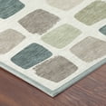 thumbnail image 3 of Addison Rugs Chantille Indoor/Outdoor Transitional Squares Ivory Machine Washable Rectangle Rug, 10' x 14', 3 of 8