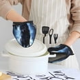 thumbnail image 6 of Pofeuu Night Scene of Wolves Print Thickened Mini Silicone Oven Mitts Heat Resistant, Rubber Oven Mitt Gloves, Finger Pinch Grips, Pot Holder, Silicone Potholder, 6 of 7