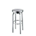 thumbnail image 1 of Plata Import Stainless Steel Stool Rotating Counter 26"  Chair Home Round Dining Chair Height Kitchen Coffee Shop, 1 of 4