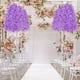 thumbnail image 5 of Flores artificiales, flores lilas, flores de techo, enredaderas, cuerdas, flores decorativas para bodas, adecuadas para bodas, hogar, oficina, decoración de arcos., 5 of 6