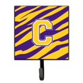thumbnail image 1 of "Treasures CJ1022-CSH4 Tiger Stripe-Purple Gold Leash Holder o Key Hook Initial C, Small, Multicolor" Caroline's Treasures CJ1022-CSH4, 1 of 1