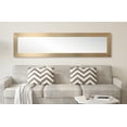 thumbnail image 3 of Brandt Works BM62THIN-L3 Mid Century Champagne Slim Floor Mirror, 3 of 5