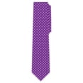 thumbnail image 2 of Jacob Alexander Men's Polka Dot Print 2.75 inch Width Slim Neck Tie - Purple, 2 of 5