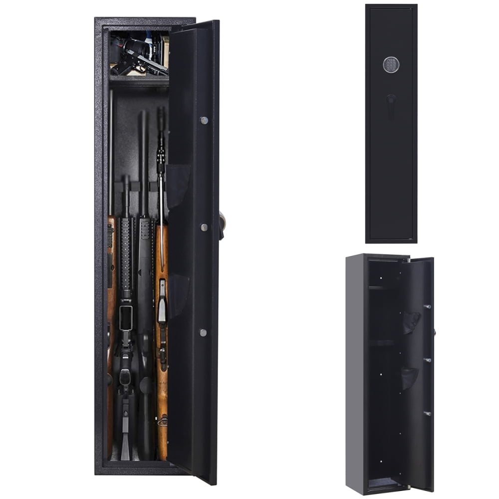 Fashnice Black Gun Box Firearm Safety Shooting Case QuickAccess