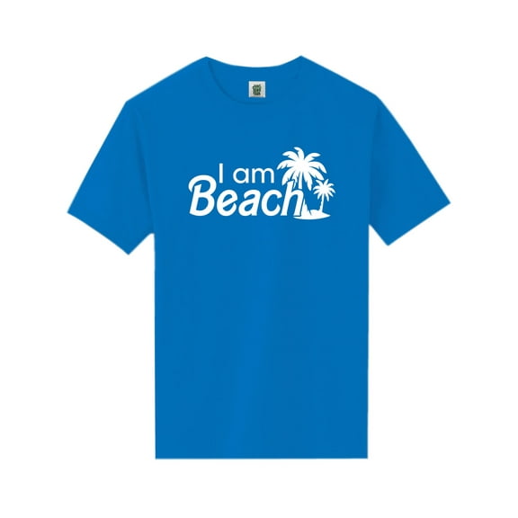 I Am Beach Short Sleeve Neon T-Shirt