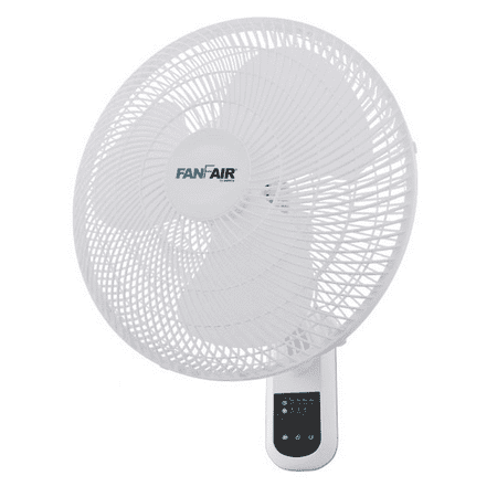 

Impecca FWF-1600W Fanfair 16in Wall Fan With Remote White