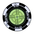 thumbnail image 3 of LOVIVER 2xGolf Ball Marker Round Bubble Level High Precisions Golf Putting Green black, 3 of 8