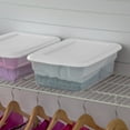 thumbnail image 3 of Sterilite Set of (2) 12 Qt. Storage Boxes Plastic, White, 3 of 4