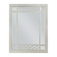 thumbnail image 2 of ACME Varian Vertical Rectangular Wooden Frame Mirror in Silver, 2 of 2