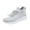 Gray, variant on Willtoo Women’s Knit Sock Sneakers, Quick Lace Toggle Closure Slip‑On Walking Shoes, Breathable Mesh Lightweight Athletic Shoes, Non‑Slip Casual Running Shoes