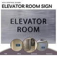 thumbnail image 6 of ADA CENTRAL SIGNS - 6" X4" Elevator Room Sign - Tactile Graphics Grade 2 Braille Text Authorized Personnel Only Sign| ADA Compliant Wall Signs for Malls, Offices, Businesses, Apartments, & Restaurants, 6 of 7
