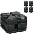 thumbnail image 2 of Outsunny Straight Leg Canopy Weights, Tent Weights Set of 4, Water or Sand Filled, with Built-in Handles and Secure Straps, 2 of 9