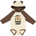 thumbnail image 3 of Inktastic Monkey I Love Hanging out with My Pappy Boys or Girls Long Sleeve Baby Bodysuit, 3 of 5