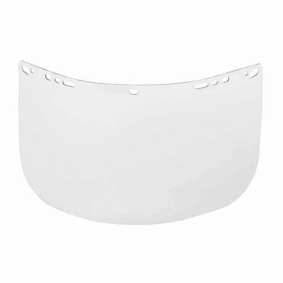 Bullard Visor, Clear Visor, 8 in Height, Uncoated Lens, clear 860T