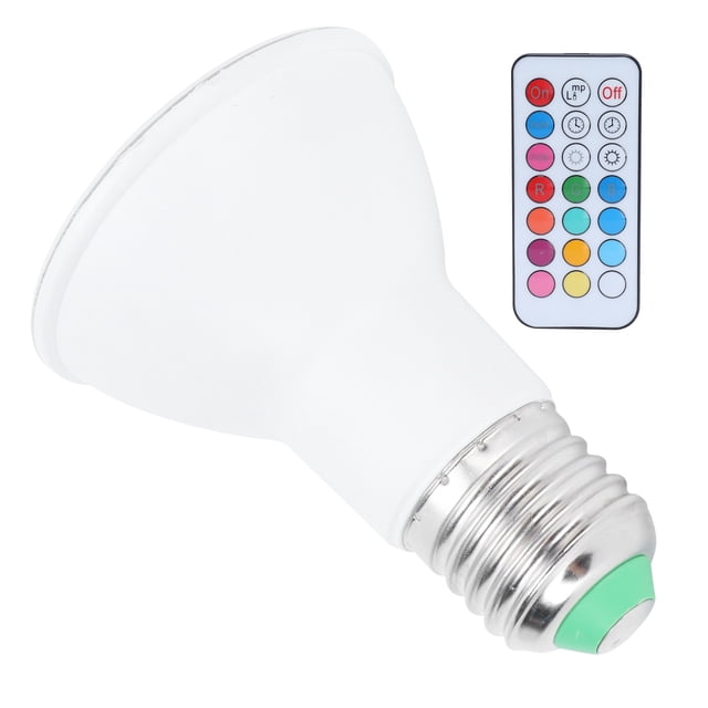 Bombilla, 10W RGBW Spotlight Buen Efecto de Decretación 85-265V Con Control de Tiempo Para Dormitorios