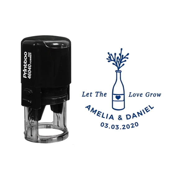 Printtoo Office Stationery Heavy Duty Dater Stamp With Scanned By Text Self Inking Rubber Stamp-Black