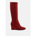 thumbnail image 6 of Tulsha Microfiber Wedge Heel Boots, 6 of 10