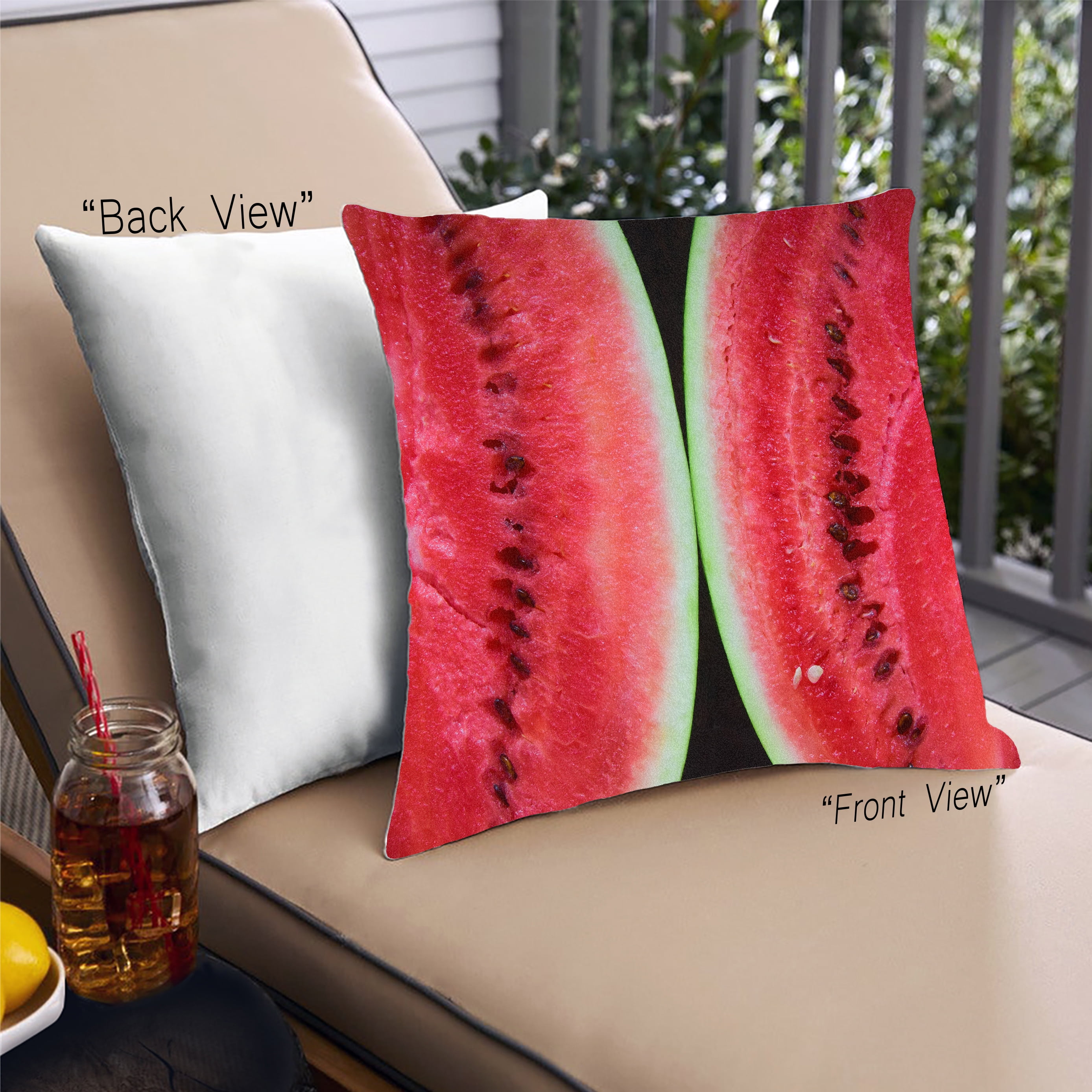 PAIR of 22 Pink and Cream Leopard Cut Velvet Pillow Covers  Backed in Watermelon Velvet