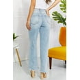 thumbnail image 2 of Lovervet Women's High Waist Distressed Straight Cut 90's Dad Jeans, 2 of 10
