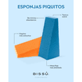 thumbnail image 2 of Esponjas para maquillaje Piquitos Bissu 24 piezas por caja, 2 of 4