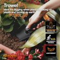 thumbnail image 4 of House Plant Starter Tool Gift Set with Bypass Pruner Trowel Cultivator and L/XL Garden Gloves Accessories for Indoor Gardening 4 Piece Kit, 4 of 7