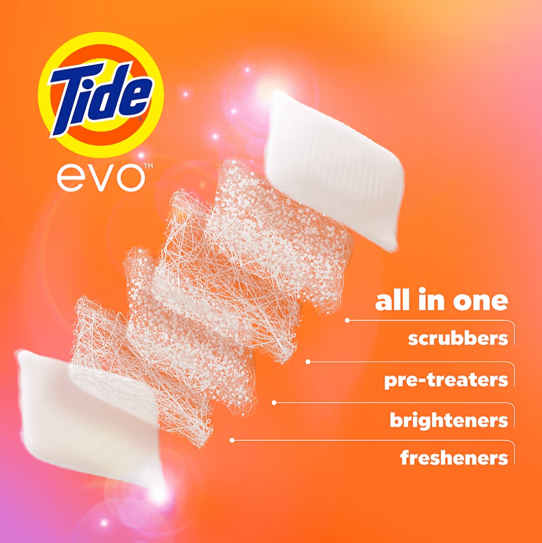 Tide Evo Laundry Detergent Tiles - Original Scent, 66 ct.