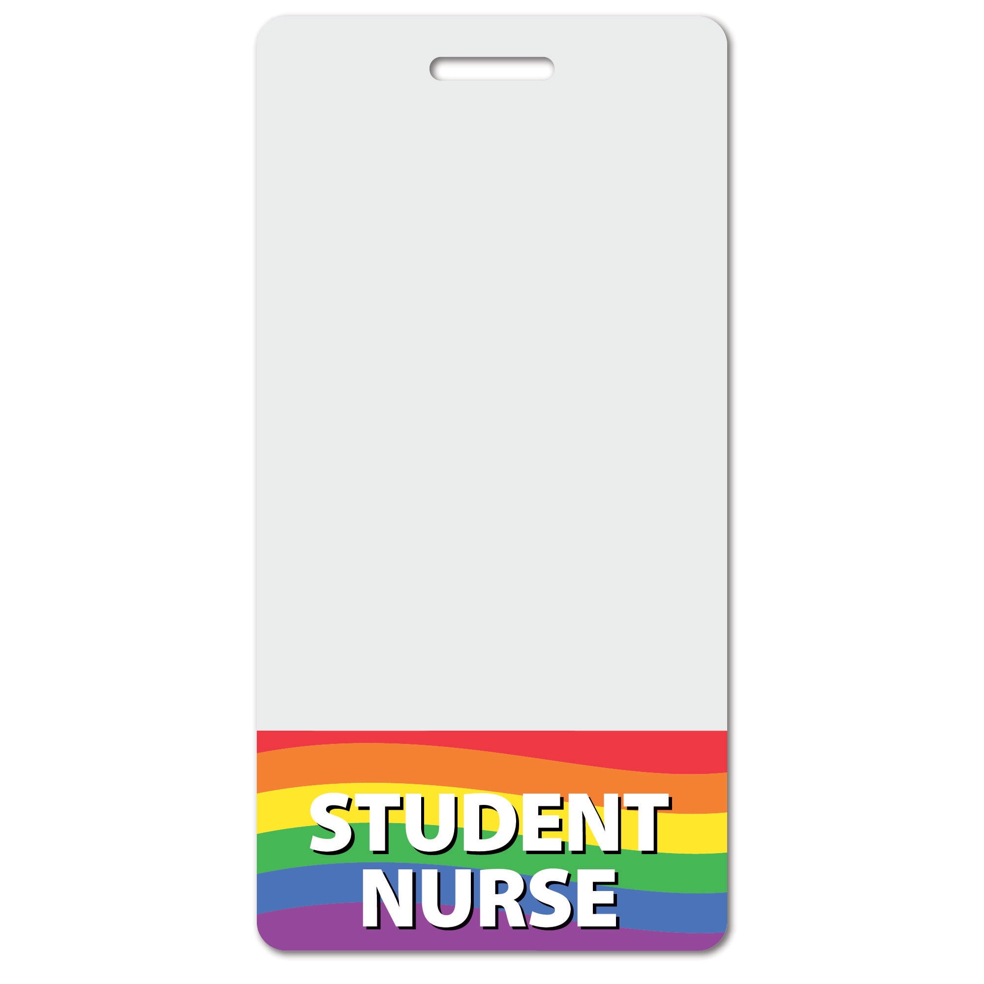 BadgeZoo Doctor ID Badge Backer Card - Vertical Teal, 50 Pack, Spill & Tear Proof PVC