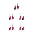 thumbnail image 1 of Minnieouse Pendientes largos de 2 uds., joyería informal Retro, regalos de Navidad, Halloween, Acción de Gracias, accesorios de moda para rojo Type2 NO2, 1 of 6
