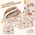 thumbnail image 2 of 2026 New Cute Pencil Case,Large Corduroy Zippered Pencil Case Pouch, aesthetic Pencil Bag with Compartments, Pencil Pouch School Supplies, 2 of 7