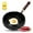 Hammer Pot, variant on Suntup Iron Pan, Uncoated Iron Pan, Suntup Frying Pans, 9.45 Inch Hand-Forged Non-Stick iron pans without Coating Durable and Rust-Free, Japanese Non-Stick Pans for Cooking (Hammer-Glass Cover)