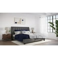 thumbnail image 3 of Modus Furniture Madera Upholstered Platform Bed in Dark Charcoal, 3 of 3