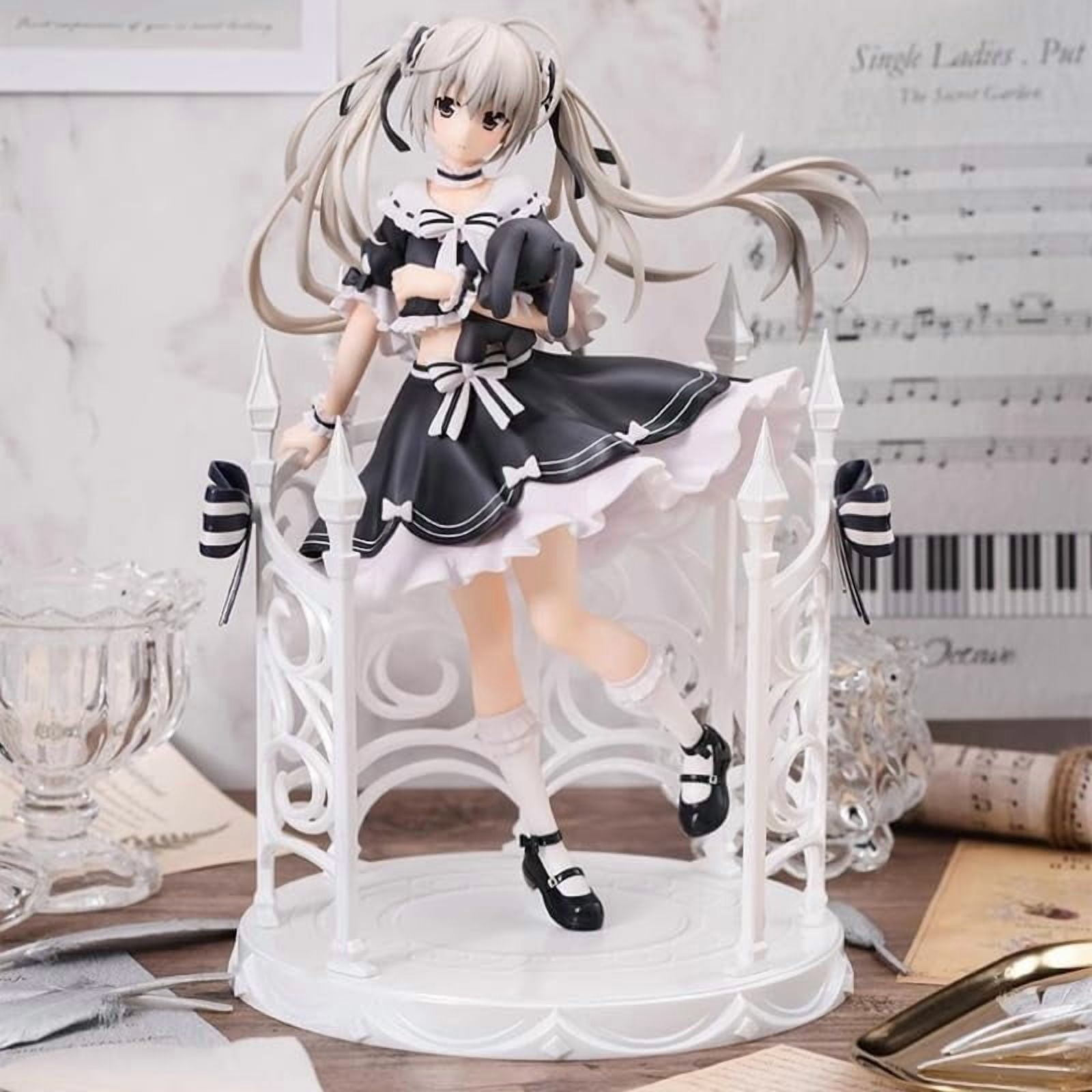 Sora Figure Princess Dress Fence Kasugano Sora Anime Figures 32cm/12.6inch Handmade PVC Cartoon Manga Game Model Decoration Craft Gift