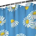 thumbnail image 3 of Waterproof Chamomile Daisy Shower Curtain 72x72 Inch Boho Style Polyester Unique Shower Curtain for Bathroom Hotel Home Decor with 12 Plastic Hooks, 3 of 5
